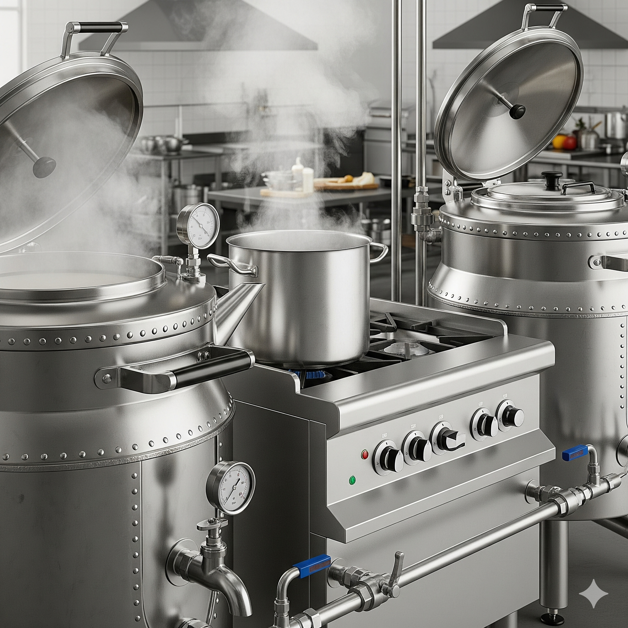 Steam Kettles & Cookers